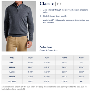 Peter Millar Cabot Cliffs Crest 1/4 Zip Pullover
