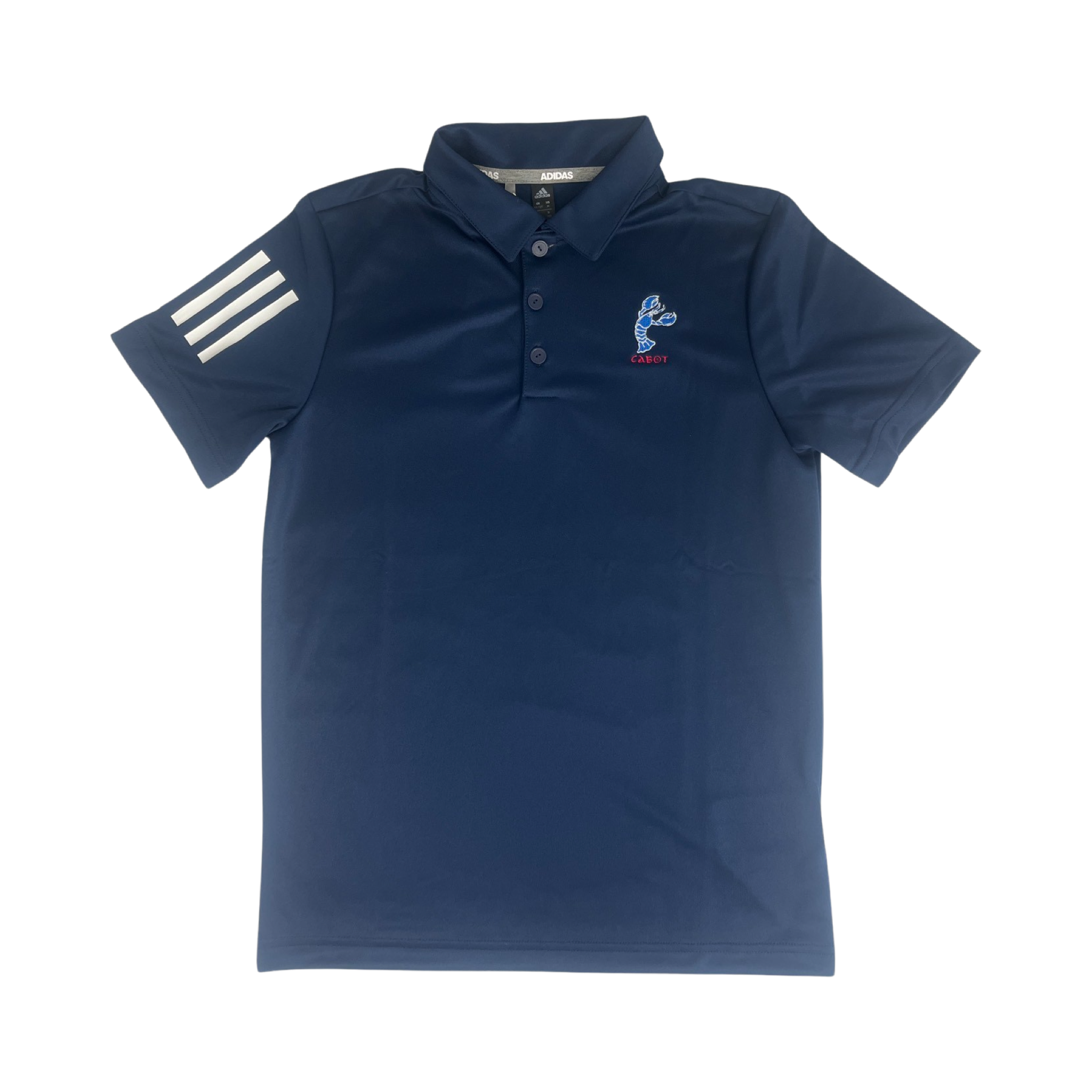 Adidas Cabot Cliffs Junior Boys 3-Stripe Polo