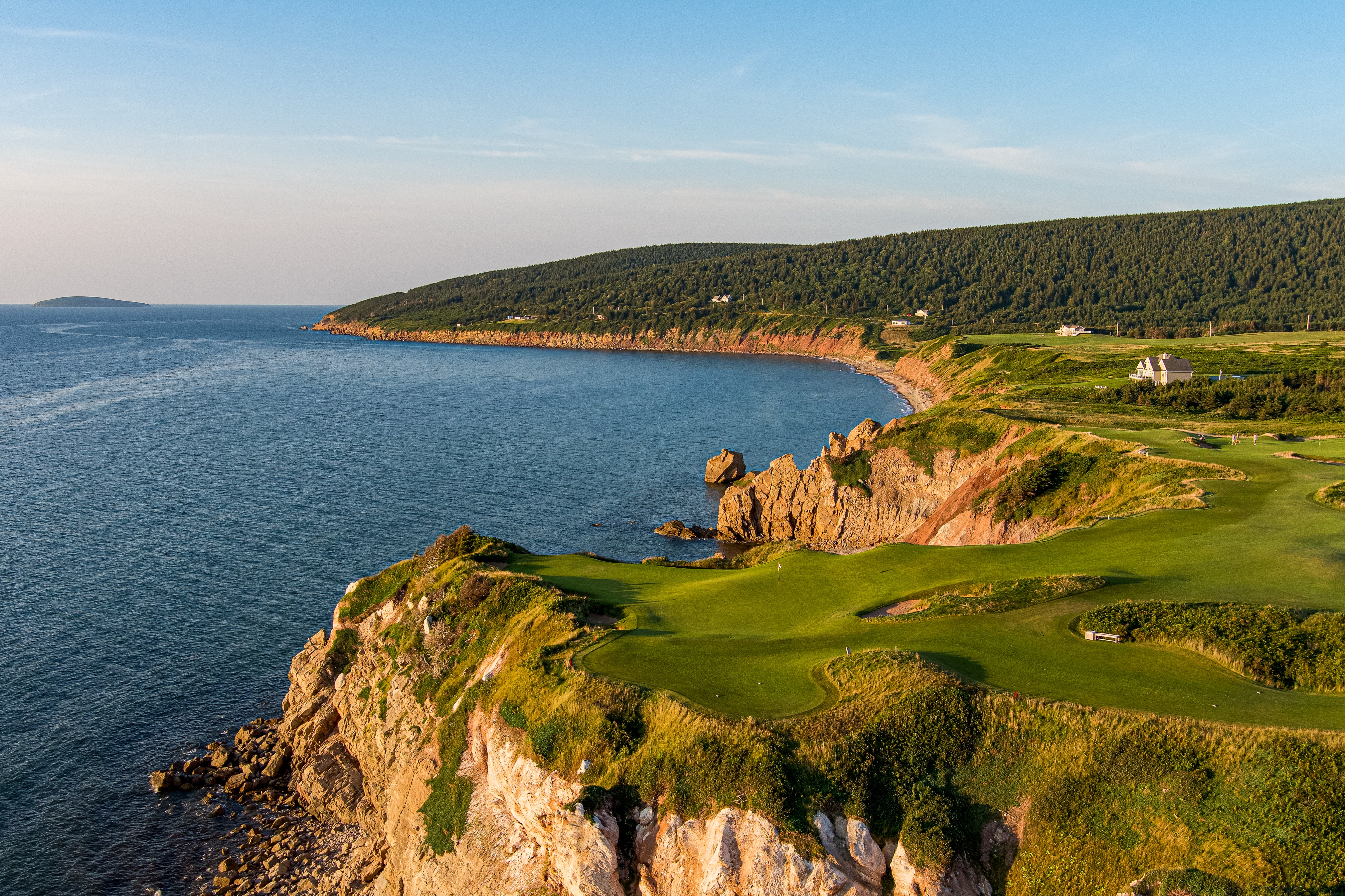 Cabot Cliffs #16 Print by Home In Two Golf