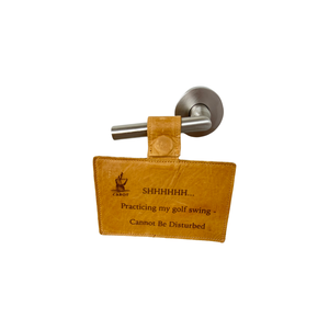 Dormie Leather Do Not Disturb Sign Cabot Links