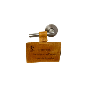 Dormie Leather Do Not Disturb Sign Cabot Cliffs