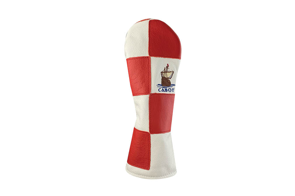 Dormie Cabot Links Checkered Red & White Headcovers
